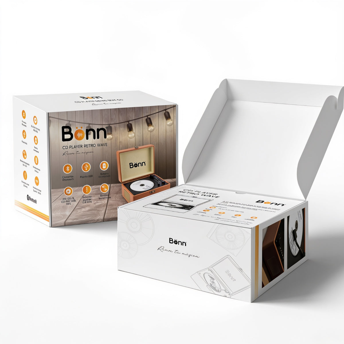 Tocadiscos Bluetooth Retowave Bonn