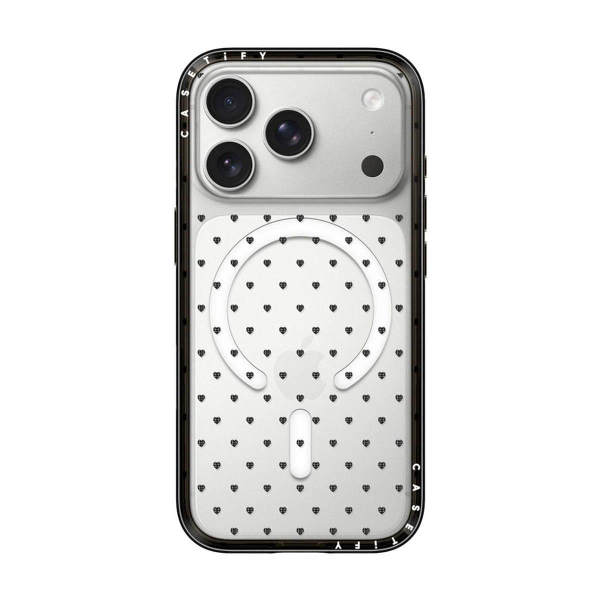 Funda Casetify Compact Para iPhone 18 Pro Polka Hearts