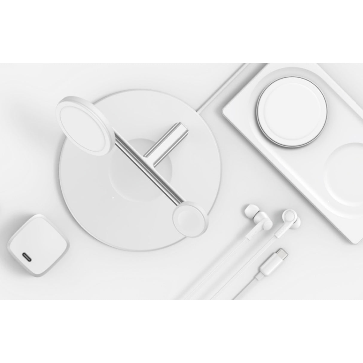 Cargador Inalámbrico 2 en1 De 15W Magsafe