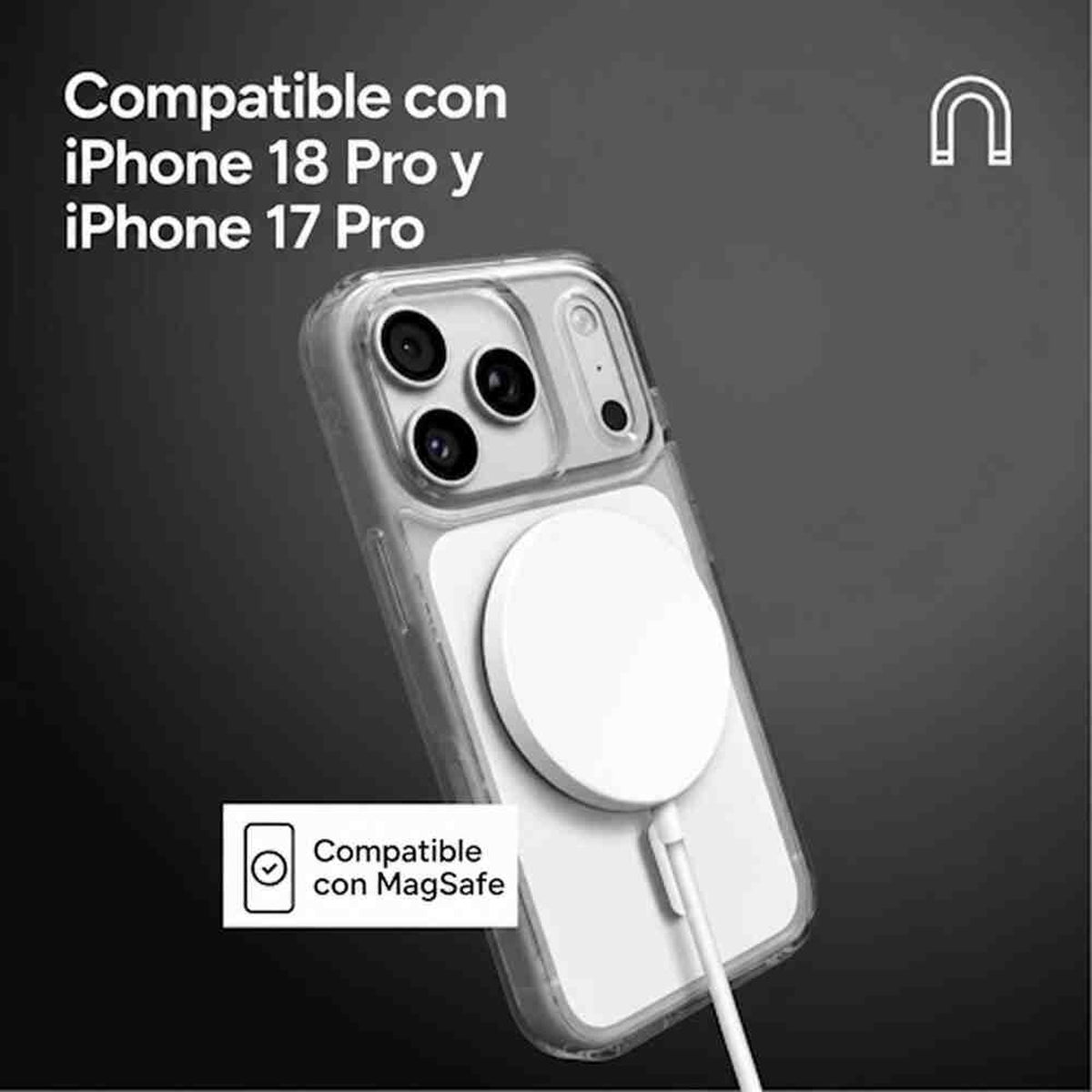 Funda Snap Zagg Crystal Palace Lite Para iPhone 18 Pro Transparente