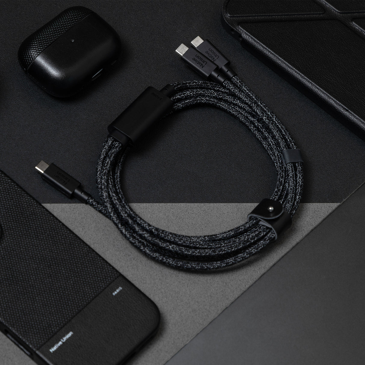 Cable dual Premium USB- C de 2 M 140W Split Native Union