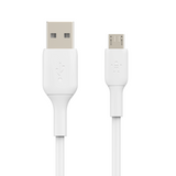 White Usb-A To Micro-Usb Cable 1M