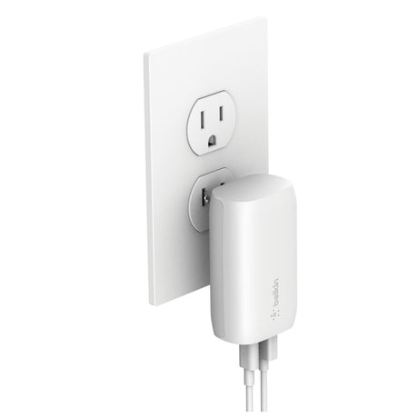 Cargador de pared Belkin USB-C PD + USB A de 30W