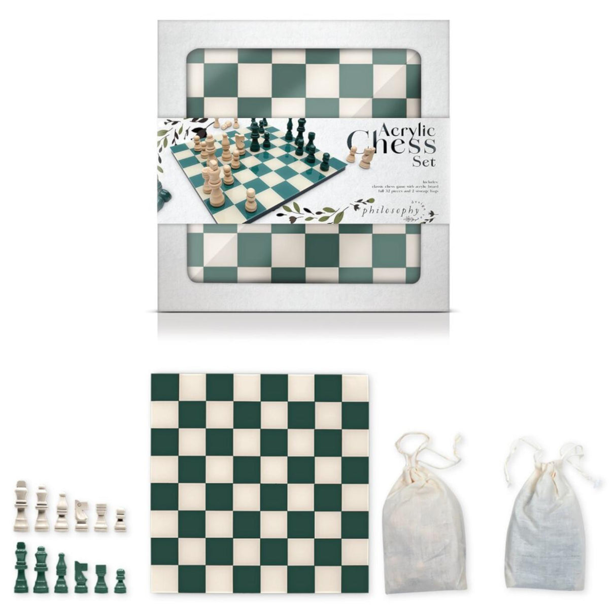 Acrylic Chess Set