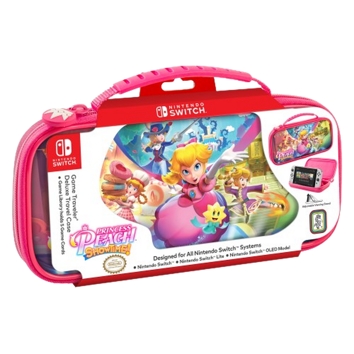 Estuche Nintendo Switch Princesa Peach Rosa Hori