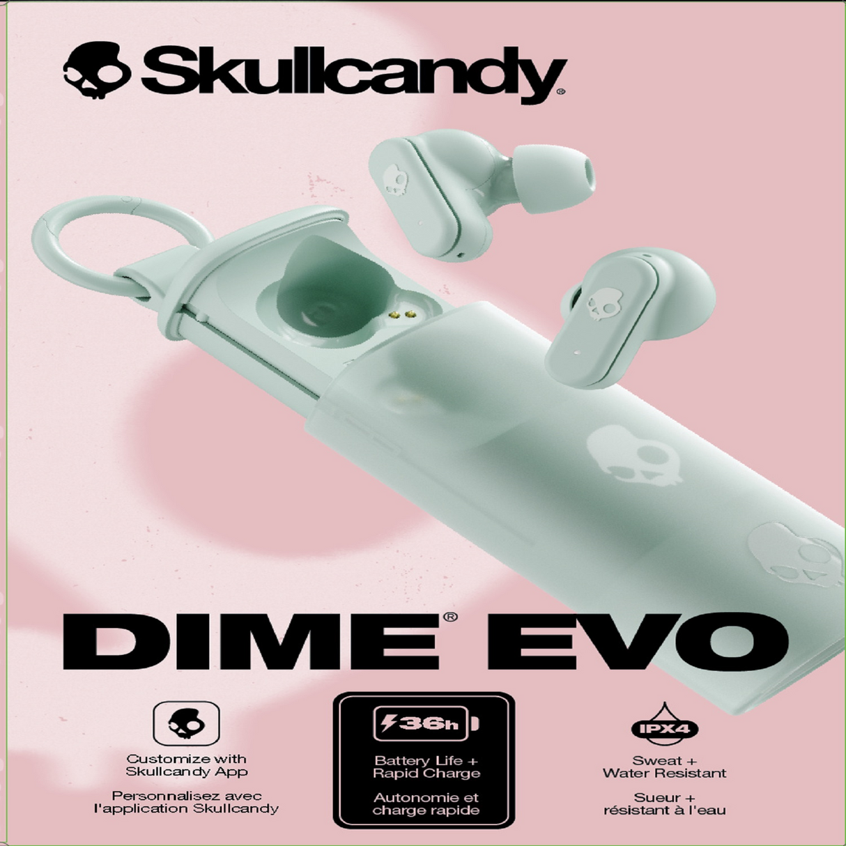 Audífonos Skullcandy TW Dime Evo In-Ear Inalámbricos