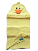 Duck-shaped children's towel, one-size-fits-all