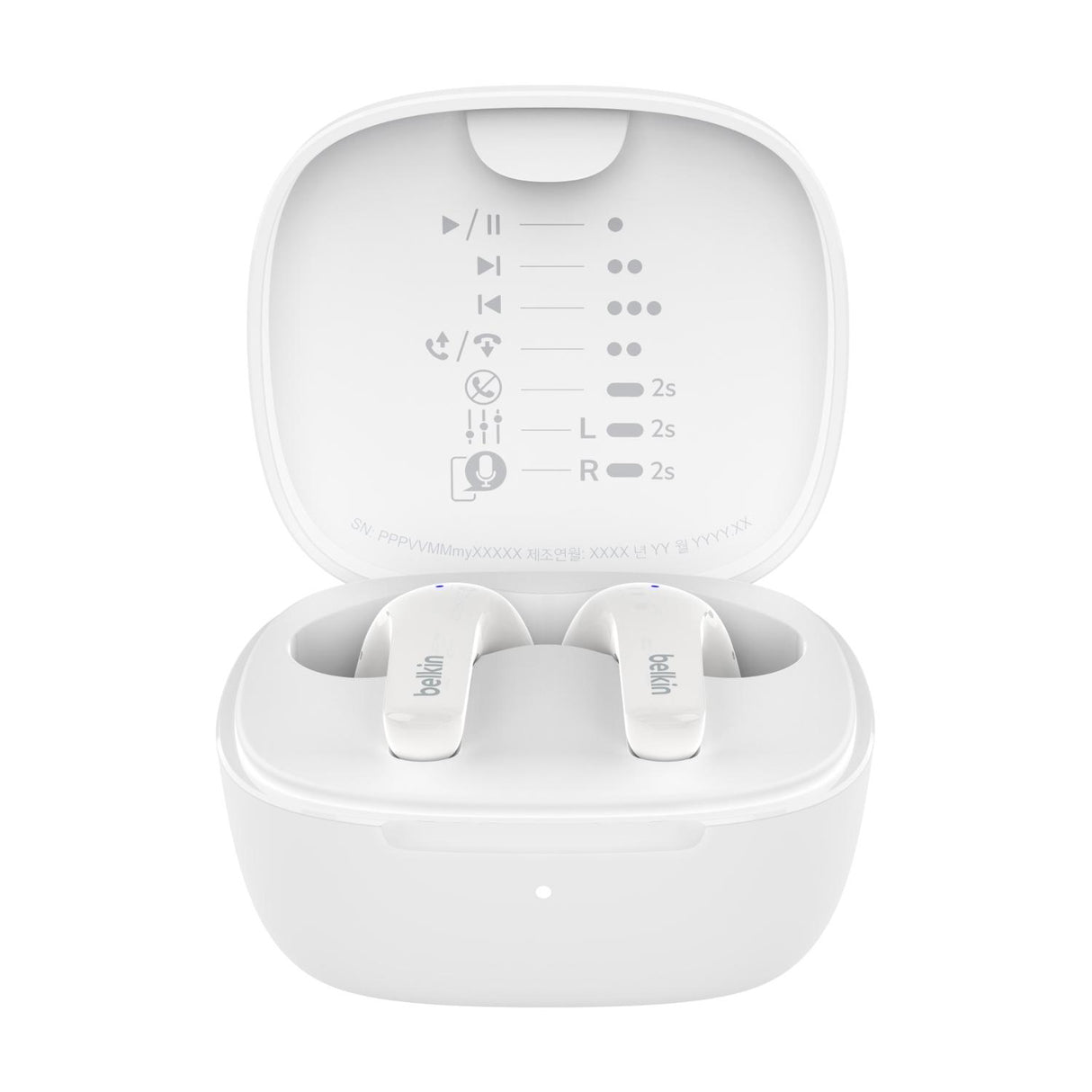 Audifonos Belkin True Wireless Blancos