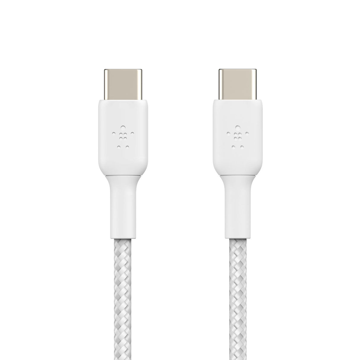 Braided Cable Usb-C To Usb-C White 1M