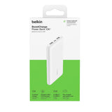 Power Bank De 10k Entrada Usb-A y C De 15w Belkin Blanco