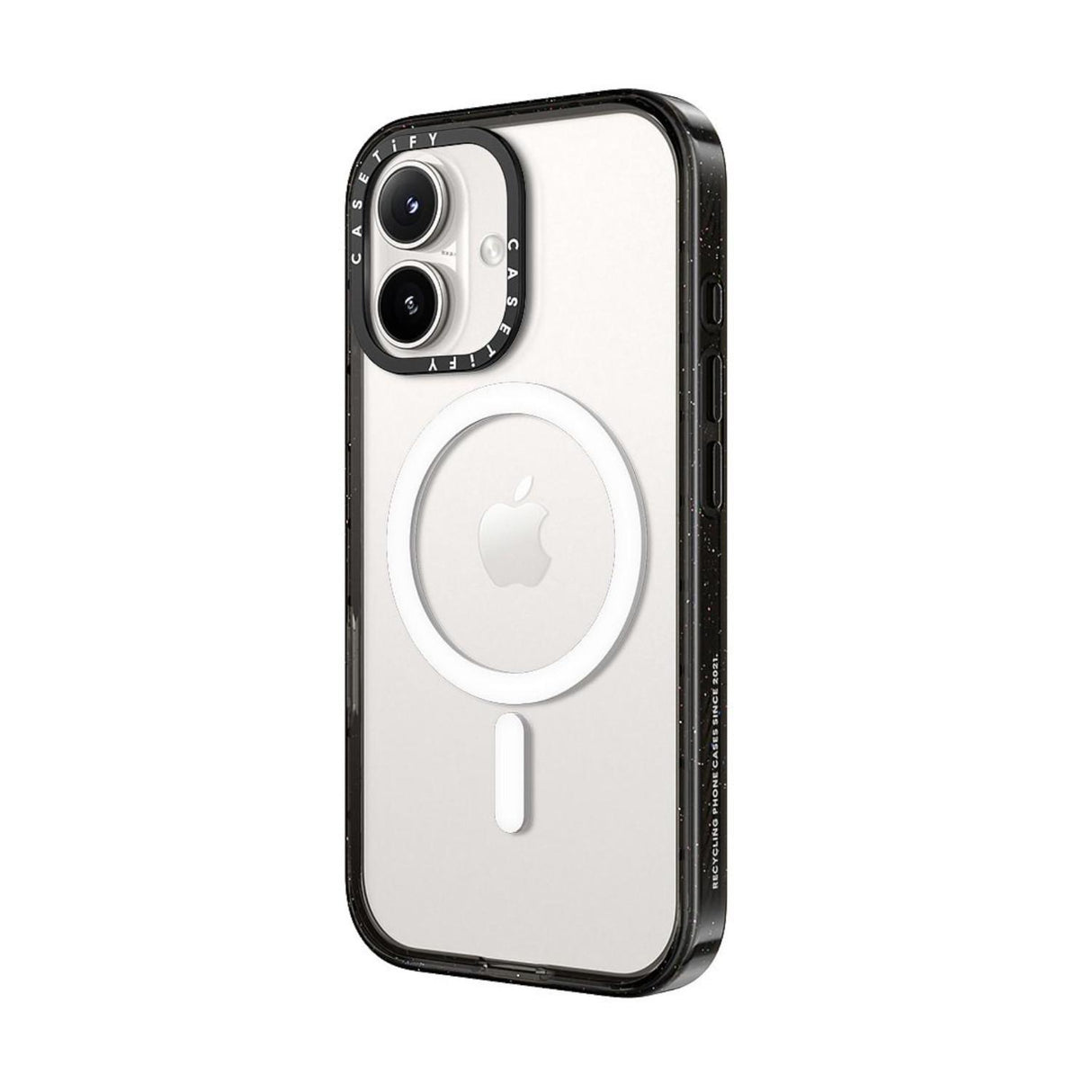 Funda CASETiFY Clear Black para iPhone 16 Plus