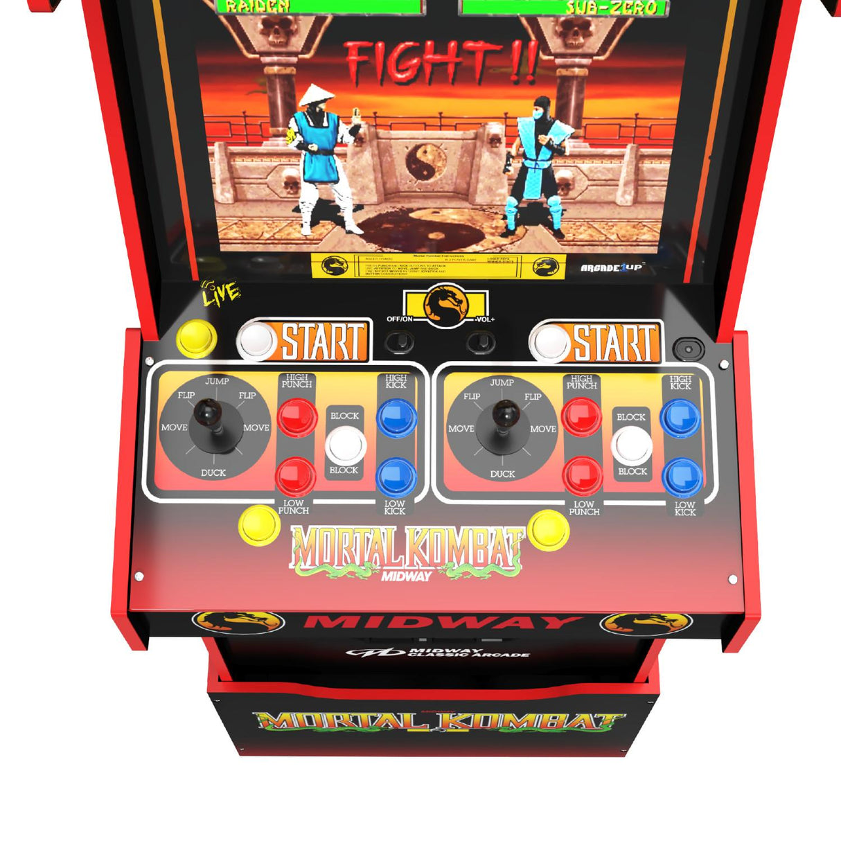 Máquina recreativa con Wifi de Mortal Kombat Midway Legacy 14 en 1