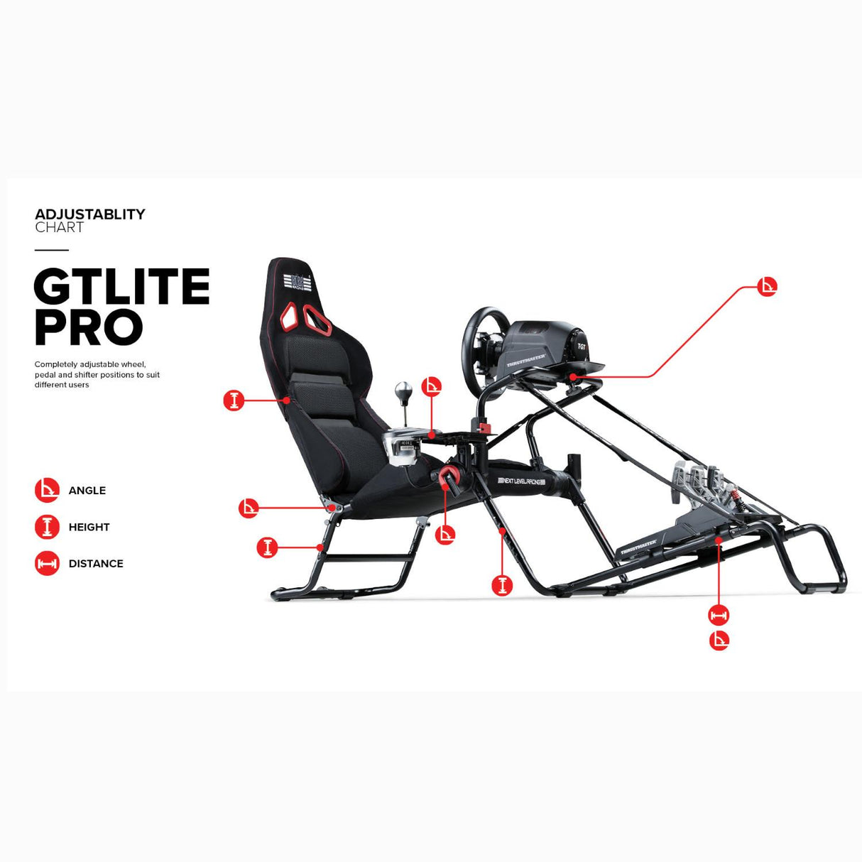 GT Lite Pro Folding Racing Seat