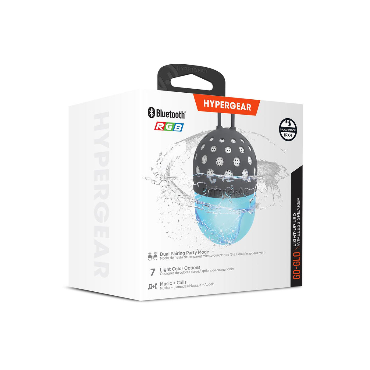 Bocina Bluetooth Led Gris Hypergear