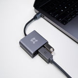 Adaptador De Usb C De 3 Puertos y 1 puerto HDMI De 100W Xtrememac