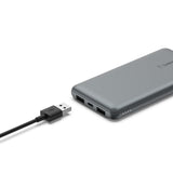 Power Bank De 10k Entrada Usb-A y C De 15w Belkin Gris