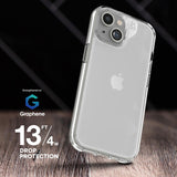 Crystal Palace Transparent Case for iPhone 15 and 14 Plus