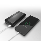 Banco de energía de carga rápida 10000mAh 20W USB-C PD - Negro