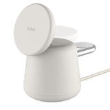 Base De Carga 2 En 1 Magsafe De 15w Blanco Belkin