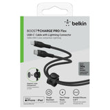 Cable Pro Flex Usb-C A Lightning Negro 2M