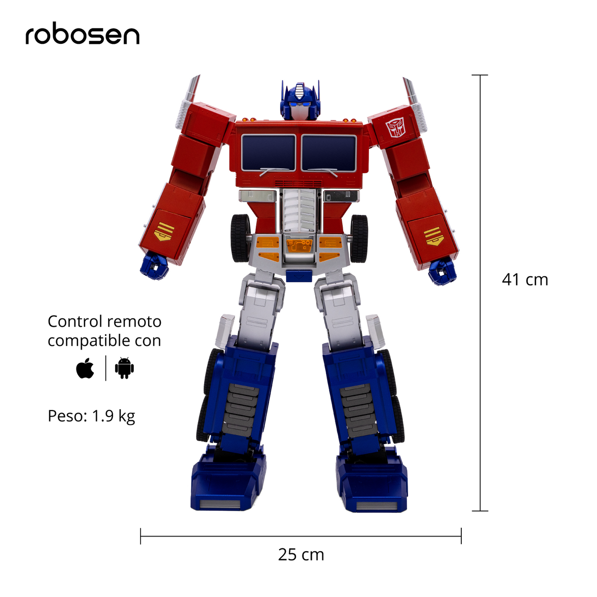 Remote Control Robot Optimus Prime Transformers Robosen