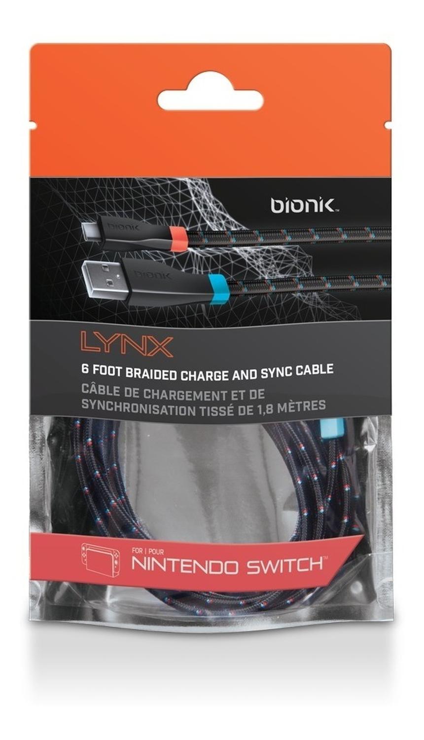 Charging and Sync Cable for Nintendo Switch Bionik