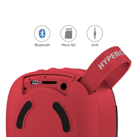 Hypergear Red Rechargeable Bluetooth Speaker