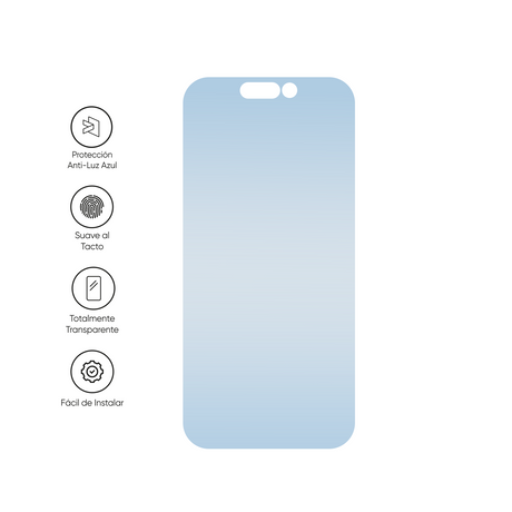 Mica Anti Luz Azul Bonn para iPhone 16 Pro Max