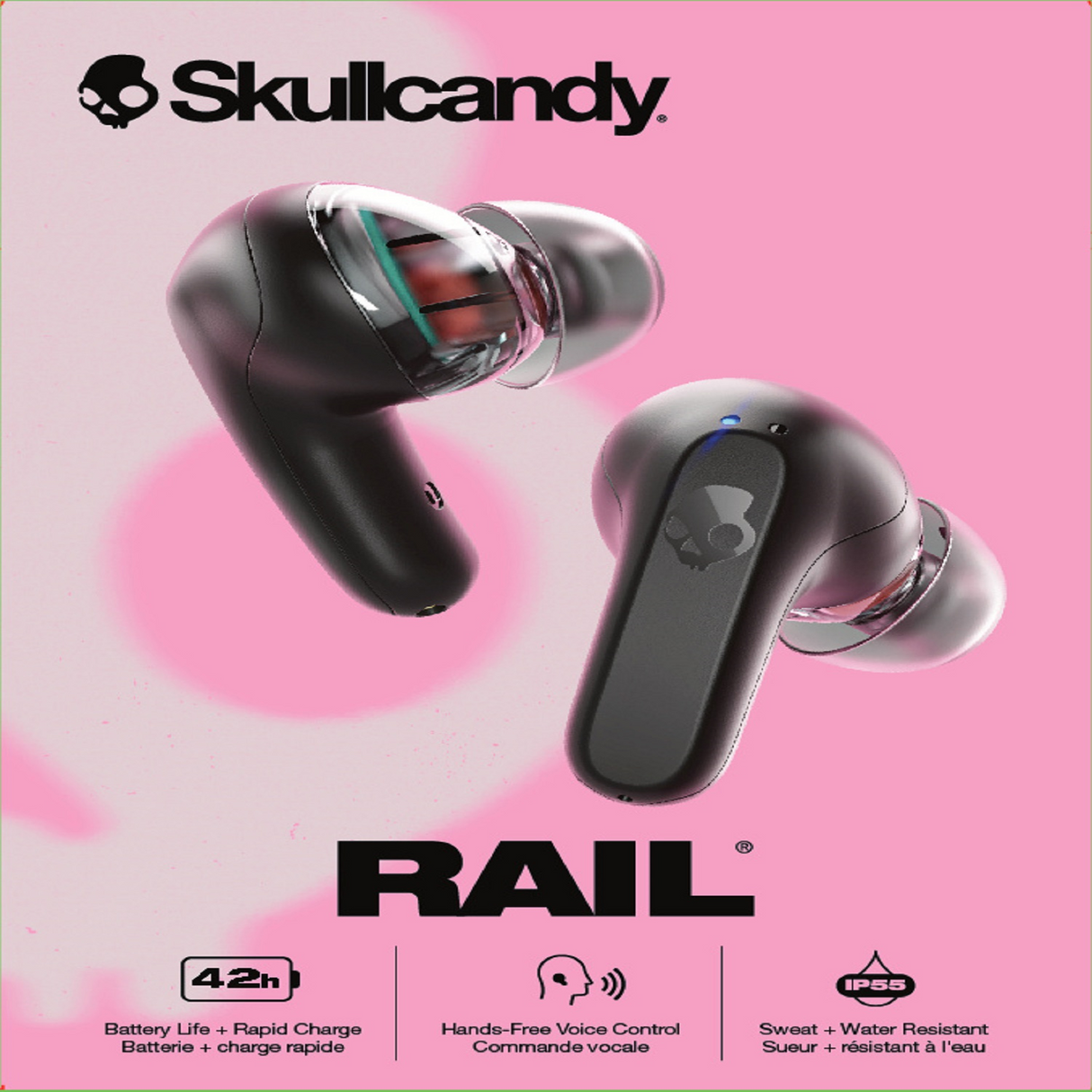 Audífonos Skullcandy TW Rail In-Ear Inalámbricos