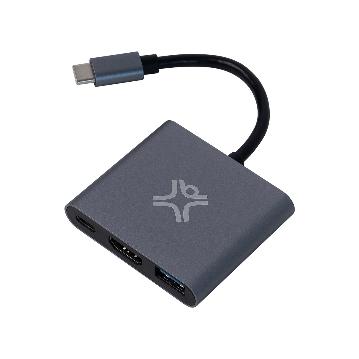 Adaptador De Usb C De 3 Puertos y 1 puerto HDMI De 100W Xtrememac