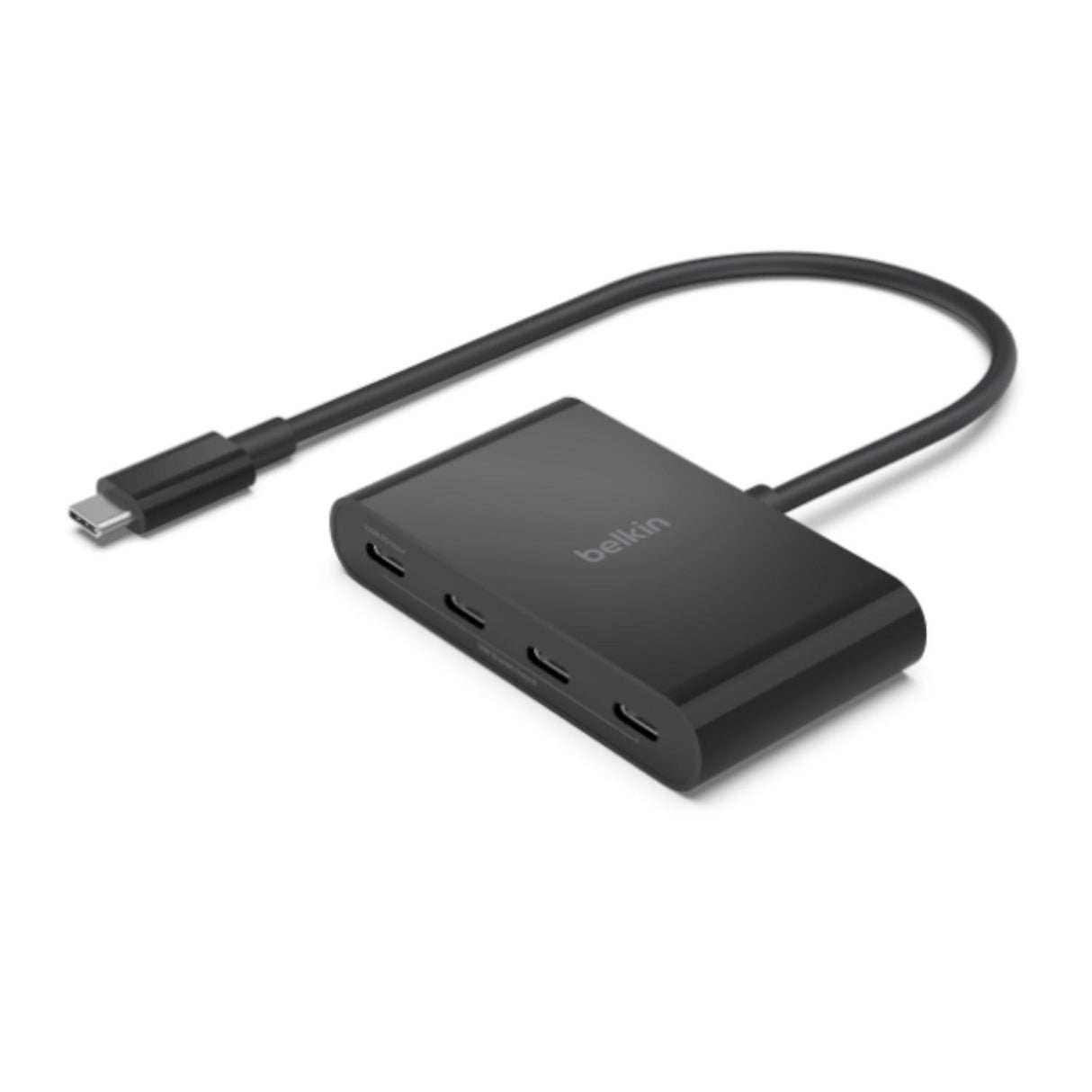 Adaptador de 4 Puertos Usb C Negro