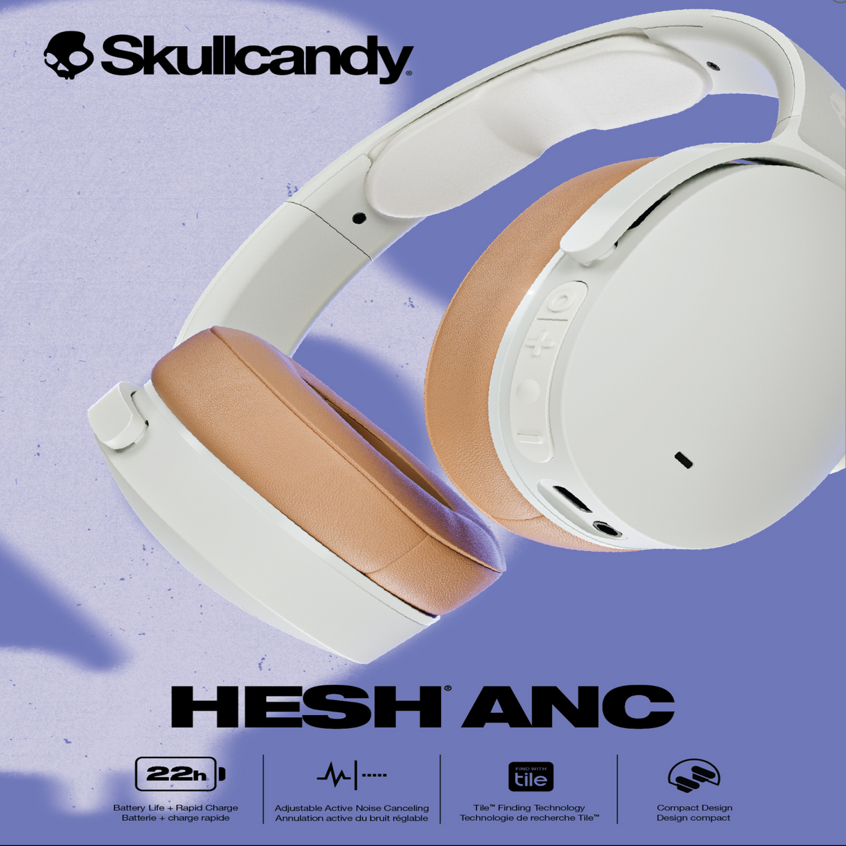 Skullcandy BT Hesh ANC On-Ear Wireless Headphones