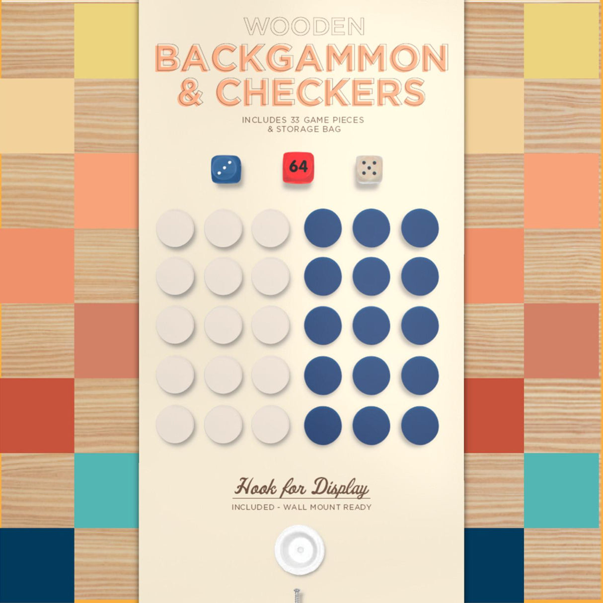 Juego Doble Backgammon Y Damas