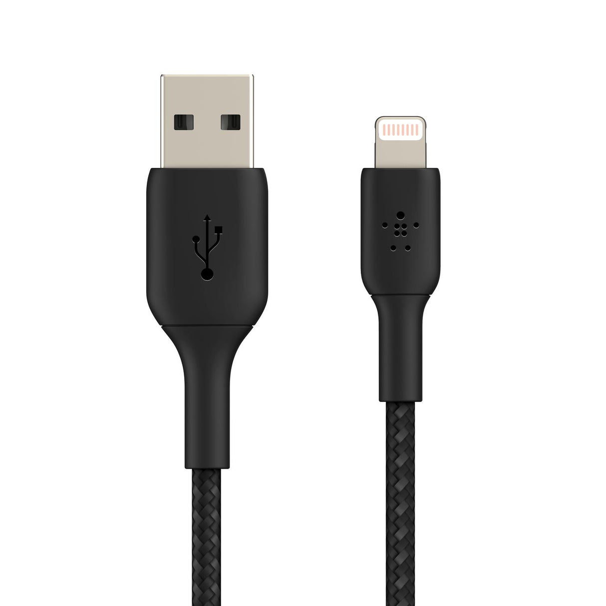 Cable Trenzado Lightning Negro Metálico Para iPhone - Belkin