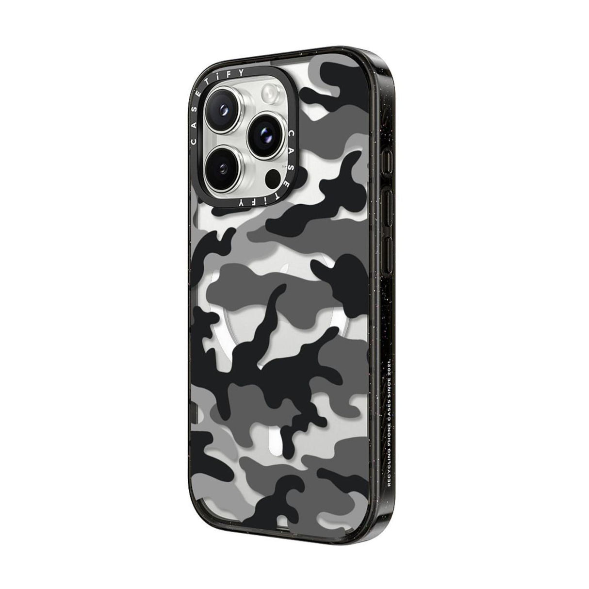 Funda CASETiFY Camo Over Black para iPhone 16 Pro Max