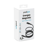 Cable USB C-C Magneticó De 1m Negro Prodigee