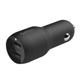 Dual USB Car Charger with Lightning Cable - Usb Belkin