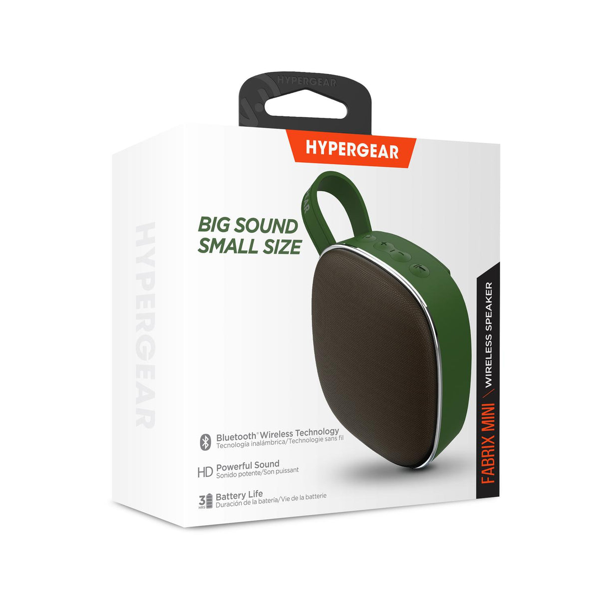 Bocina Bluetooth Recargable Verde Hypergear