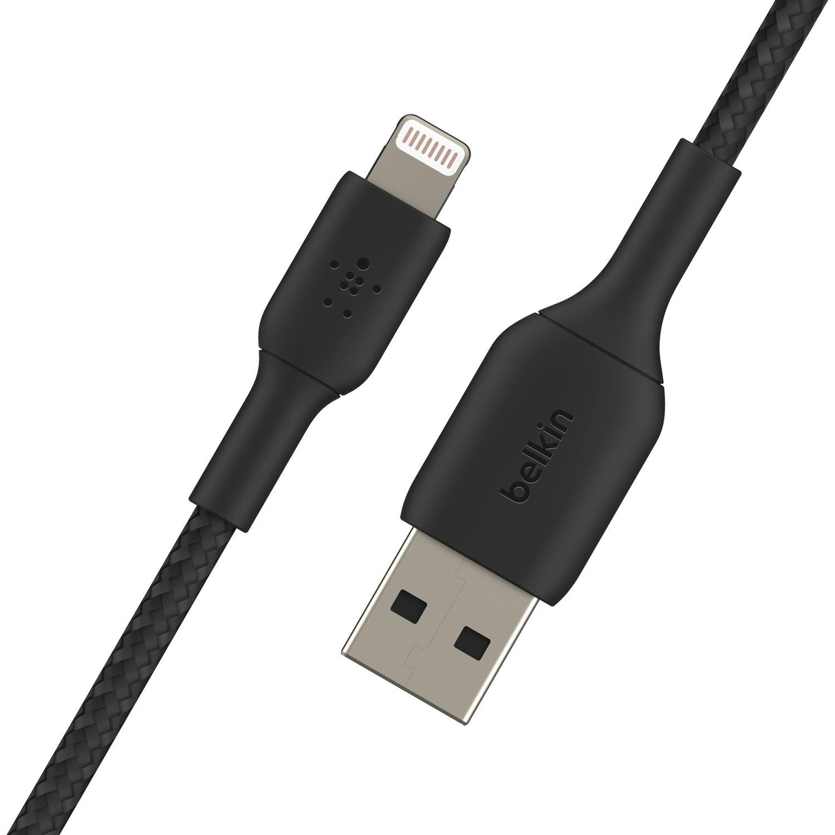 Cable Trenzado Lightning Negro Metálico Para iPhone - Belkin