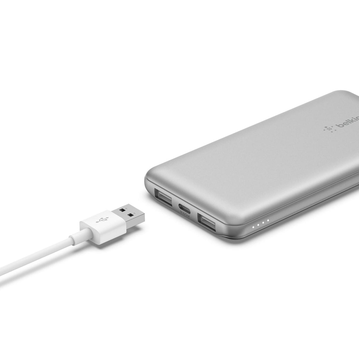 Power Bank 10k Usb-A and C Input 15w Belkin Silver