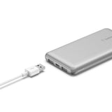 Power Bank De 10k Entrada Usb-A y C De 15w Belkin Plata