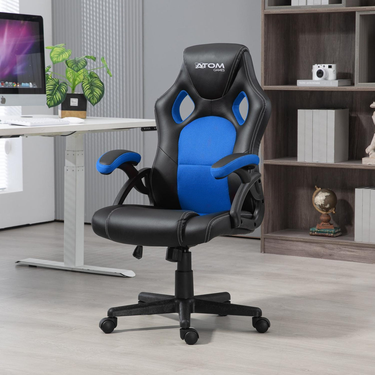 Silla Pc Gaming Azul Atomgames