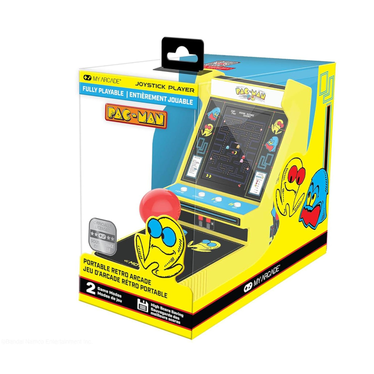 Arcade Pac-Man Joystick Player 3.5 pulgadas