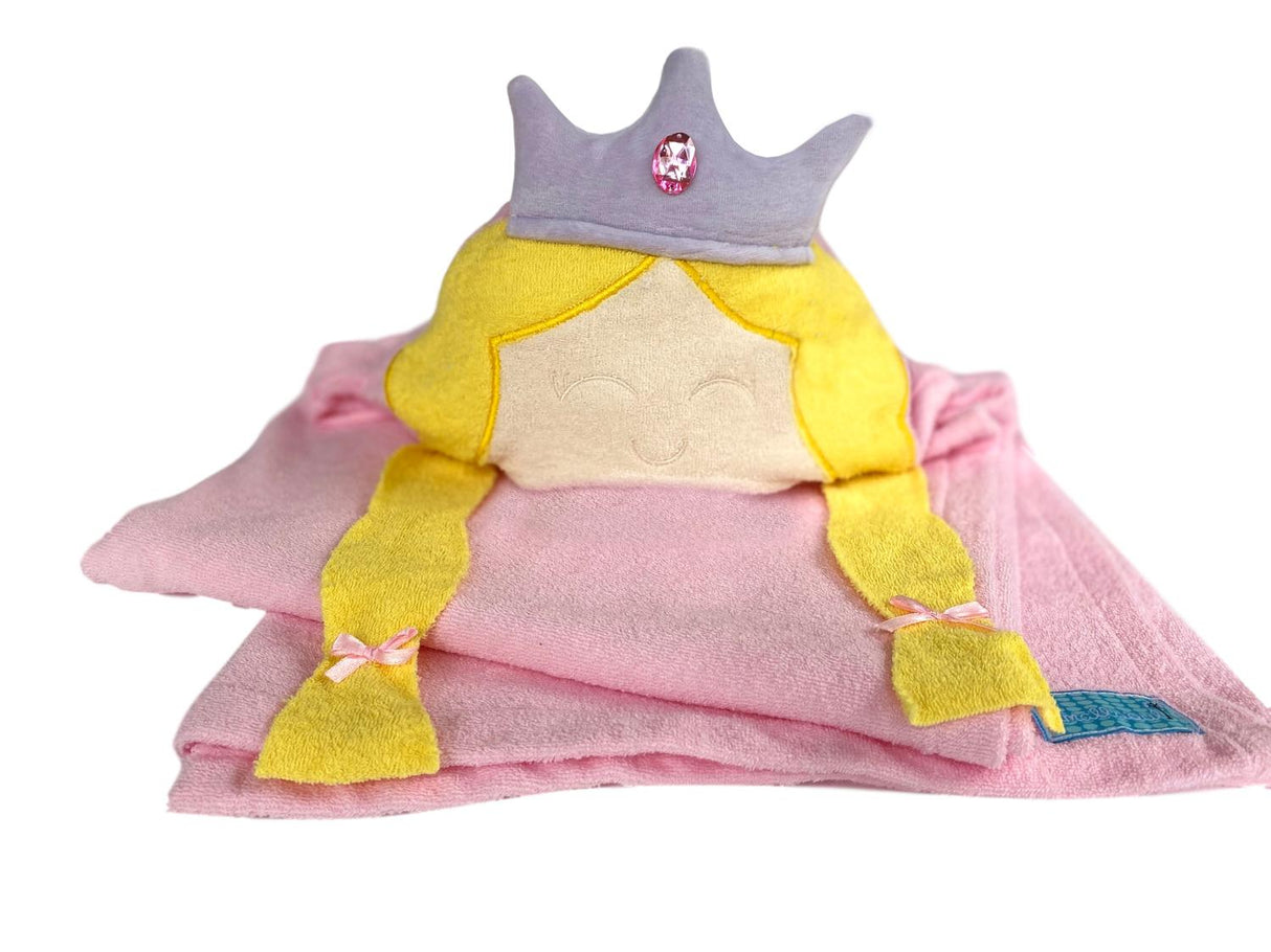 Princess-shaped children's towel, one-size-fits-all