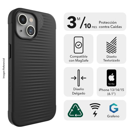 Funda Luxe Snap PCR para iPhone 15 Pro