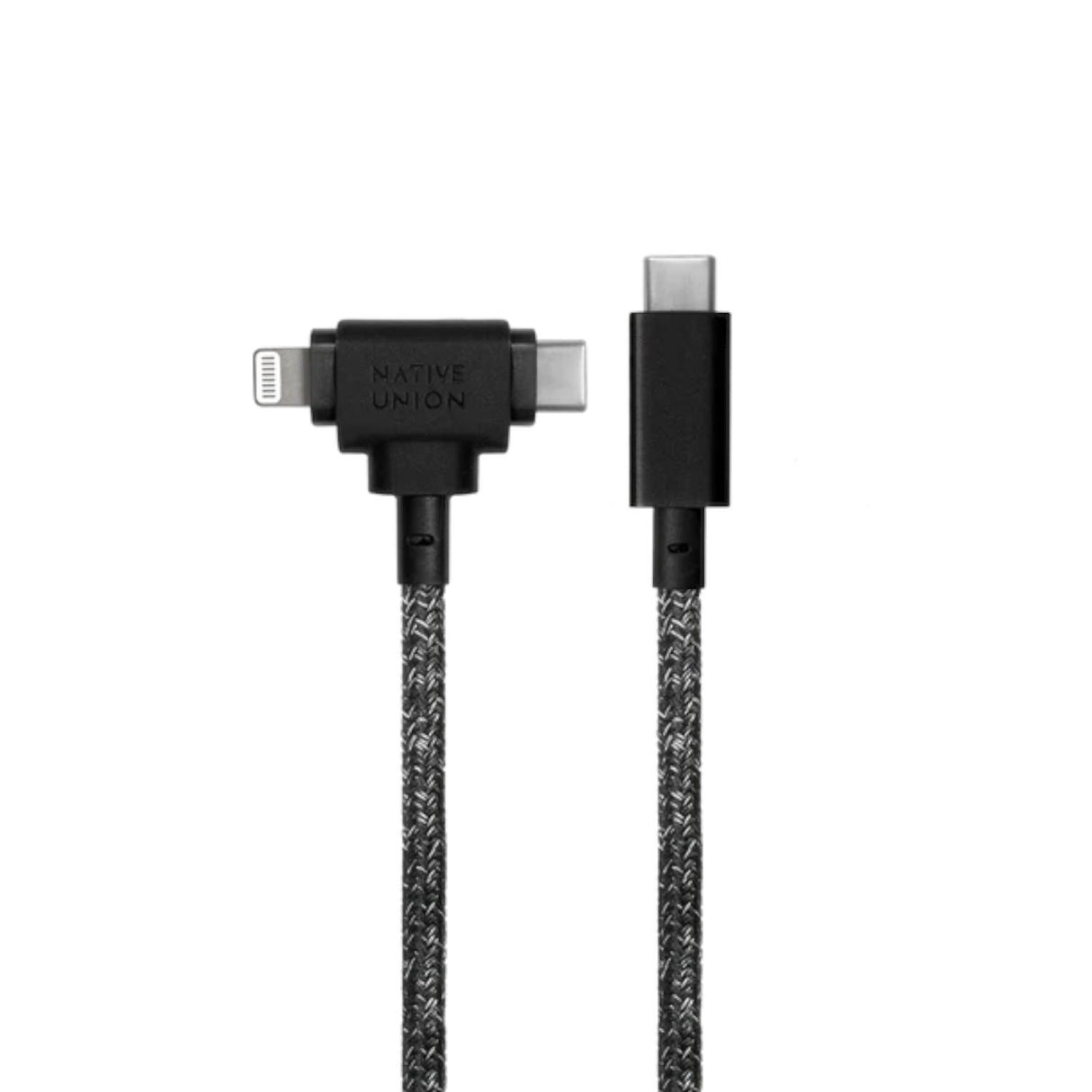 Cable Belt Duo Usb-C Y Lightning 1.8 M- Negro