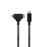 Belt Duo Usb-C and Lightning Cable 1.8 M - Black