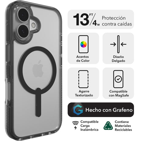 Funda Zagg Santa Cruz Snap con Magsafe para iPhone 16 Plus