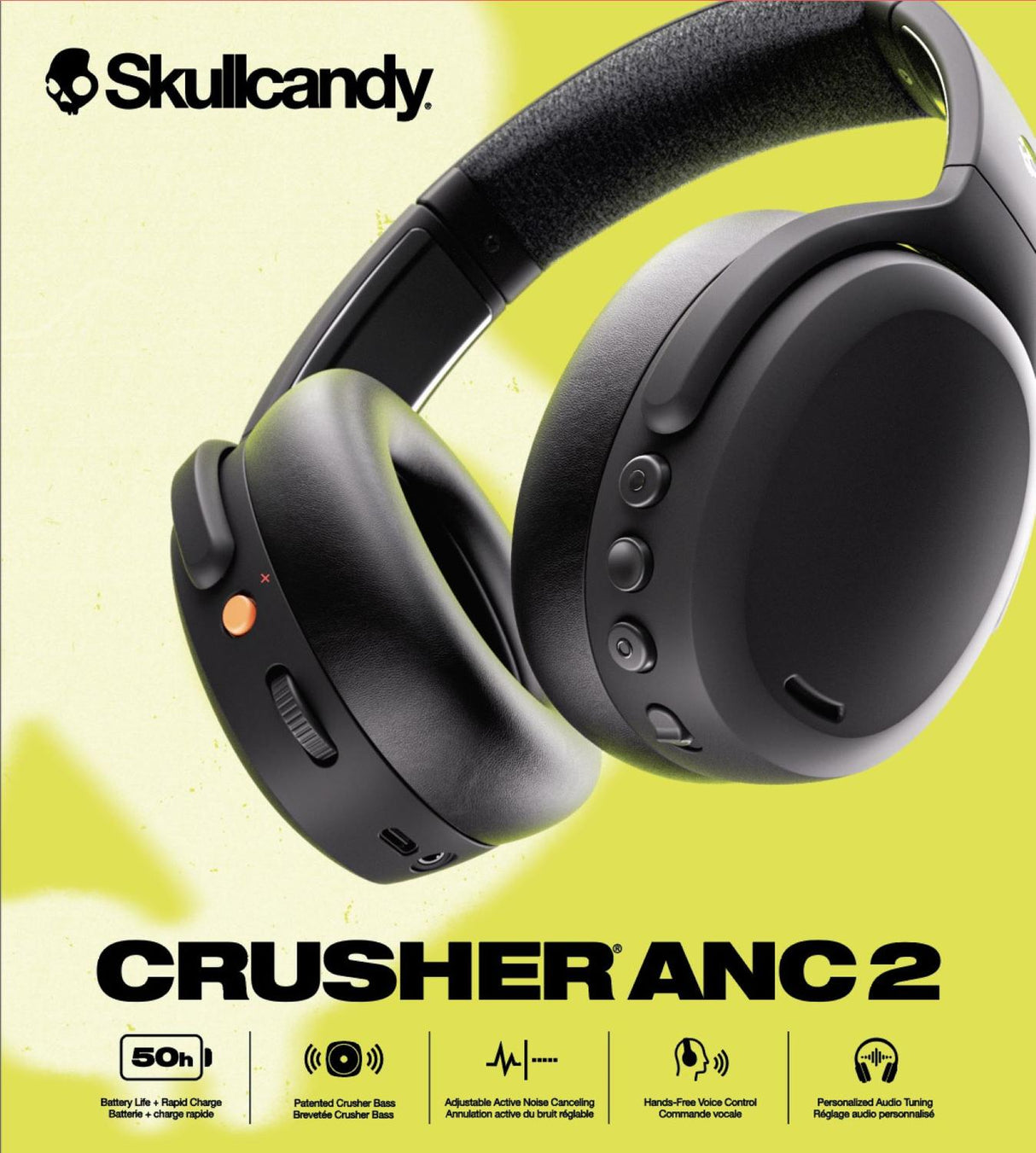 Audífonos Skullcandy Crusher ANC 2 Inalámbricos