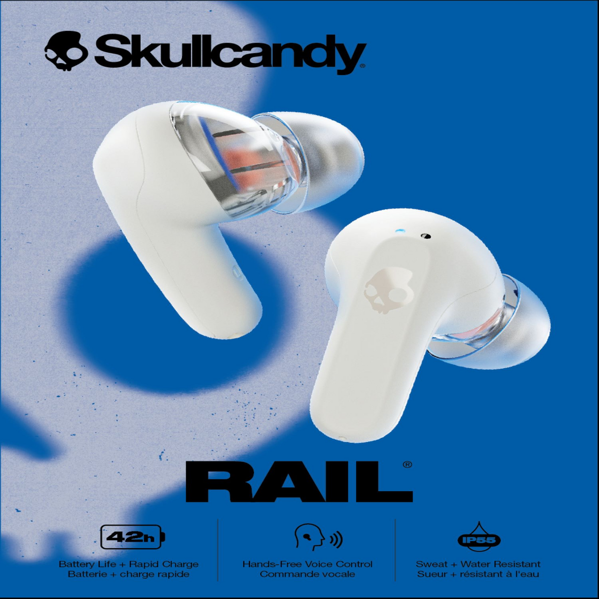 Audífonos Skullcandy TW Rail In-Ear Inalámbricos